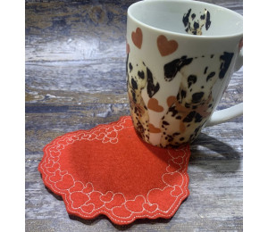 ITH Untersetzer Sweet Magic Herzen